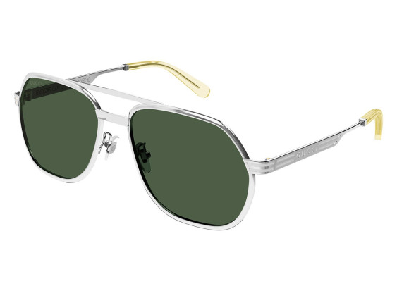 Gucci GG0981S 005 Ruthenium/Green