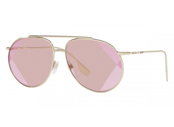 Burberry BE3138 110984 Light Gold/Pink UV Print Beige