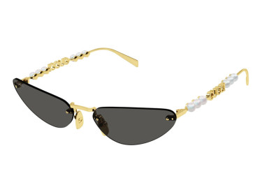 Gucci GG1920S 001 Shiny Gold with White Pearl/Grey
