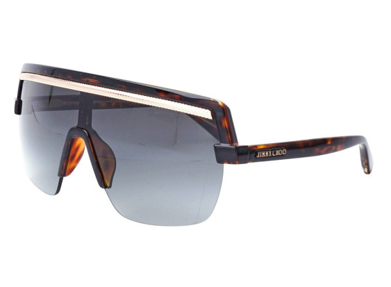 Jimmy Choo POSE/S 086 9O Dark Havana/Gold Copper/Grey Gradient