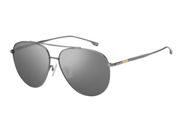 Hugo Boss BOSS 1296/F/S 0R81 T4 Matte Ruthenium/Silver Mirror