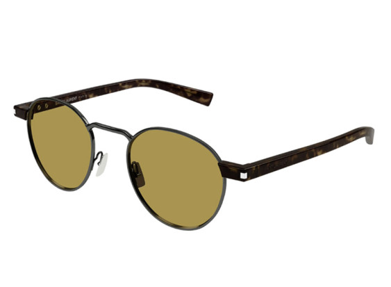 Saint Laurent SL707 003 Grey and Havana/Nicotine
