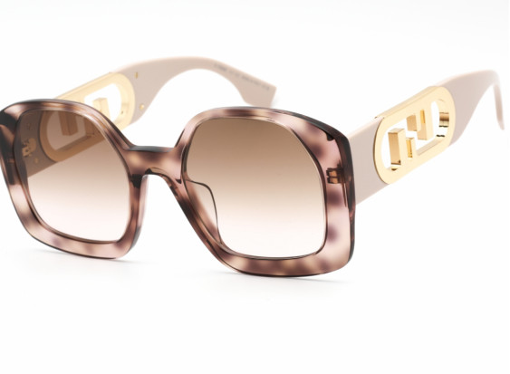 Fendi FE40048U 55F Beige Tortoiseshell / Brown Gradient