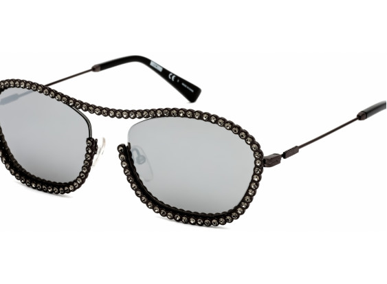 Moschino MOS071/S 0V81T4 Dark Ruthenium /Silver Mirror