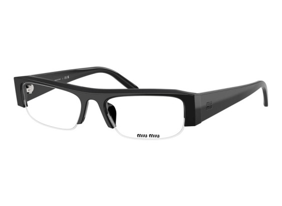 Miu Miu MUB07S 16K08N Black/Clear Blue-Violet Light Filter