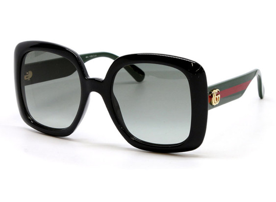 Gucci GG0713S 006 Black/Green/Grey Gradient