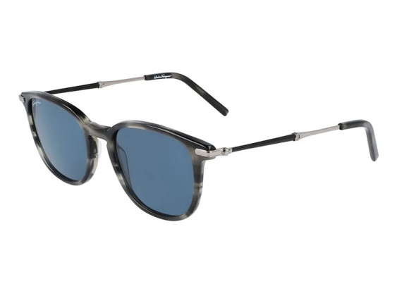 Salvatore Ferragamo SF1015S 003 Striped Grey/Blue