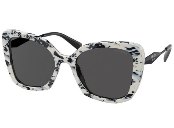 Prada PR03YS 02Y5S0 Abstract Talc/Dark Grey