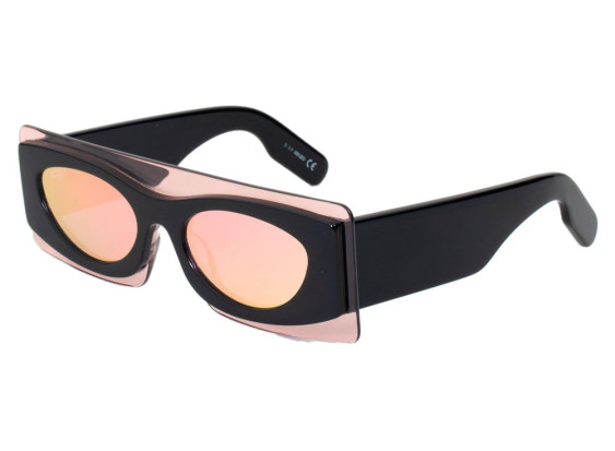Kenzo KZ40023I 01Z Shiny Black/Pink Mirror