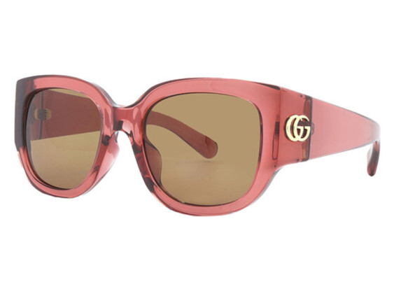 Gucci GG1599SA 003 Transparent Red/Brown