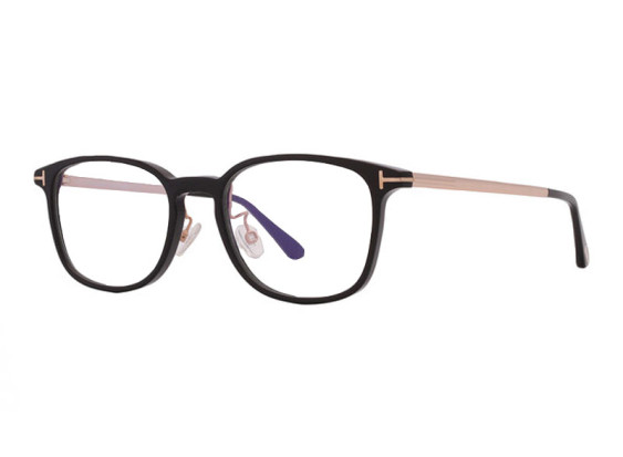 Tom Ford FT5594-D-B 001 Shiny Black/Shiny Rose Gold 52mm
