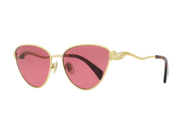 Lanvin LNV112S 716 Gold/Solid Wine