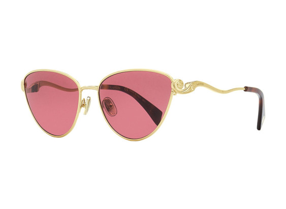 Lanvin LNV112S 716 Gold/Solid Wine