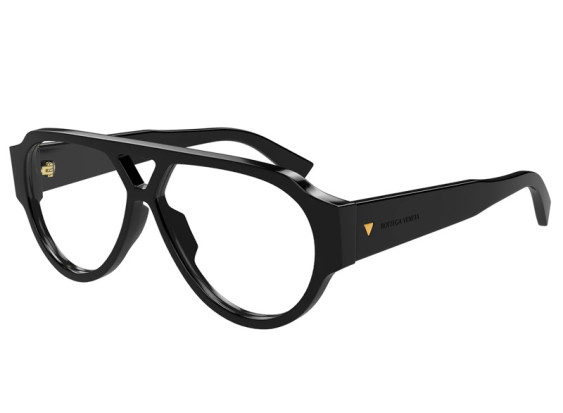 Bottega Veneta BV1318S 005 Black/Transparent
