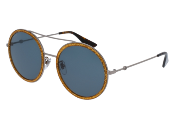 Gucci GG0061S 004 Ruthenium/Blue
