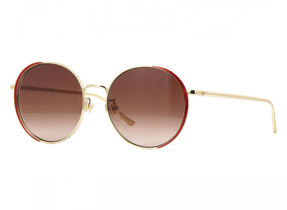 Gucci GG0401SK 002 Gold/Red/Brown
