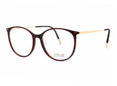 Silhouette ILLUSION LITE 1606/75 3032 Dark Burgundy/Matte Gold 54mm