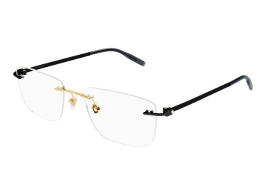 Montblanc MB0281O 006 Gold/Black 56mm