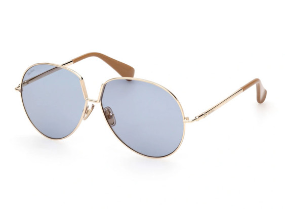 Max Mara MM0081 32X Gold/Blue Mirror
