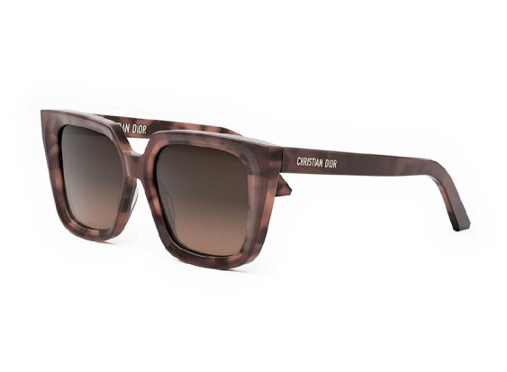 Dior DIORMIDNIGHT S1I 25F1 Shiny Red Havana/Brown Gradient
