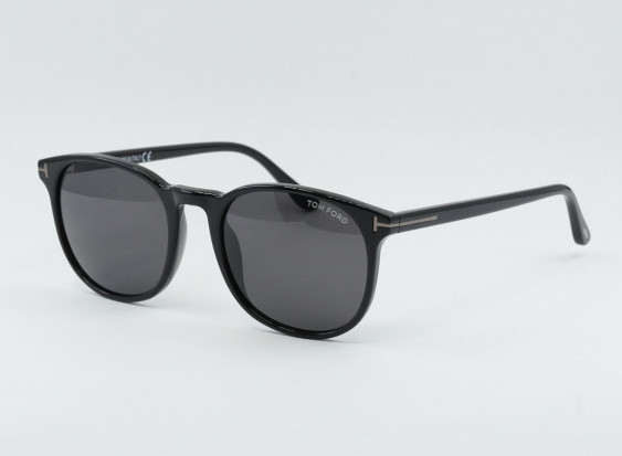 Tom Ford FT0858-N 01A Shiny Black/Smoke 51mm
