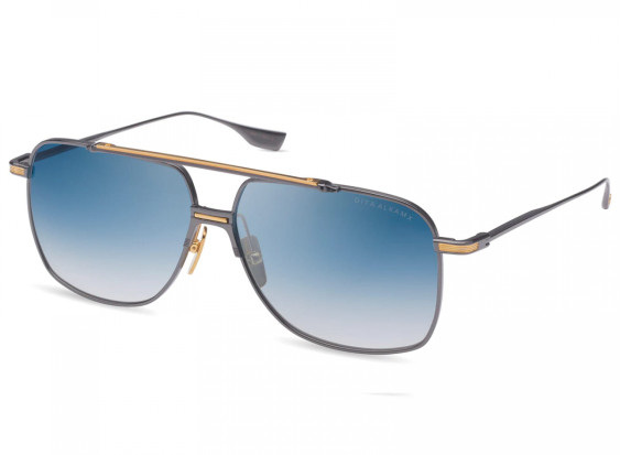 Dita ALKAMX-DTS-100-A-02  Black Rhodium - Yellow Gold / Dark Tourquoise to Clear Gradient