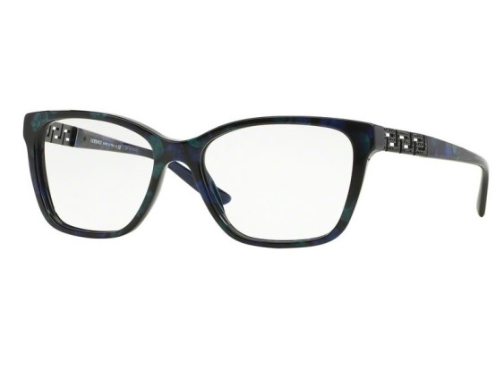 Versace VE3192B 5127 Marbled Black Green Blue 54mm