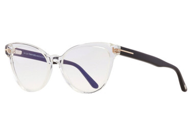 Tom Ford FT5639-B 026 Shiny Crystal with Black 54mm