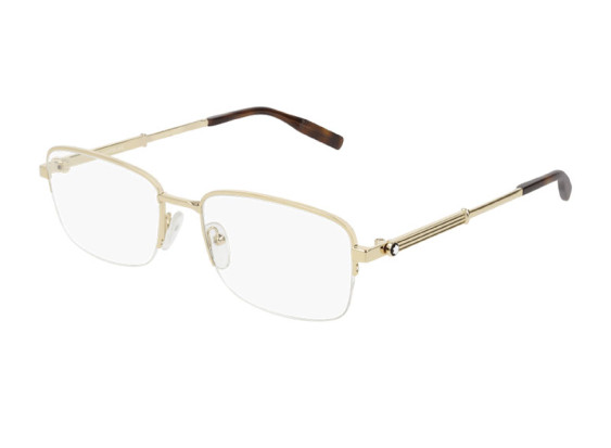Montblanc MB0028O 002 Gold 56mm