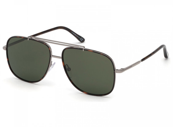Tom Ford FT0693 14N Ruthenium/Green