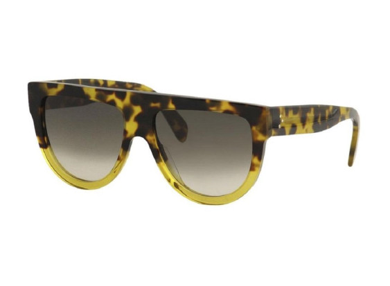 Celine CL4001IN 55B Honey Havana/Smoke Green Gradient