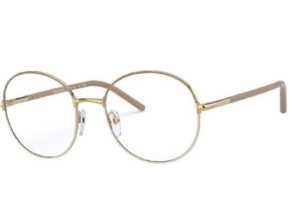 Prada PR55WV 06I1O1 Beige/White 51mm