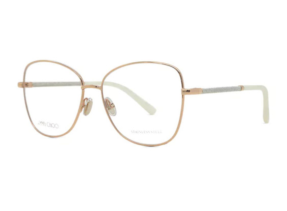 Jimmy Choo JC 322 0IJS 00 Gold Ivory 56mm