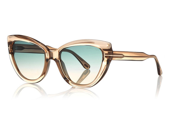 Tom Ford FT0762 45P Rosa Champagne/Gradient Turquoise to Sand