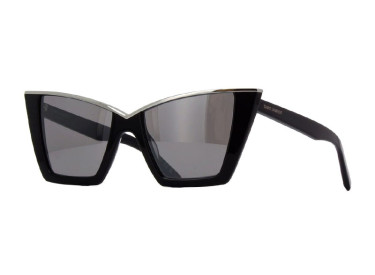 Saint Laurent SL570 002 Black/Silver Mirror