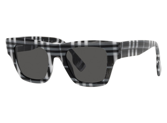 Burberry BE4360 399487 Check White/Black/Dark Grey