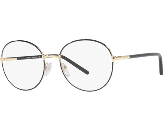 Prada PR55WV AAV1O1 Pale Gold/Black 53mm