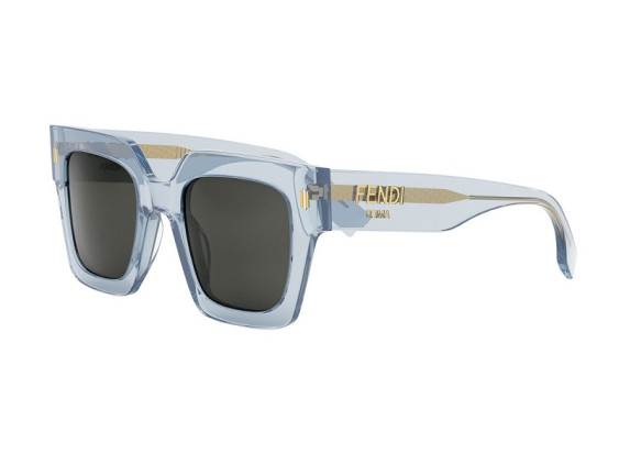 Fendi FE40101I 90A Transparent Azure/Smoke