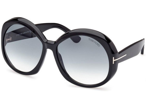 Tom Ford FT1010 01B Black/Smoke Gradient