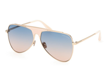 Tom Ford FT0935 28W Rose Gold/Gradient Blue