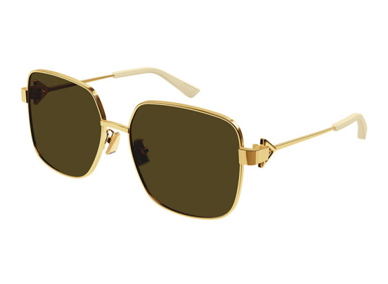 Bottega Veneta BV1199S 002 Gold/Brown