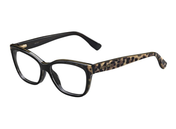 Jimmy Choo JC146 0PUE 00 Animal/Black 53mm
