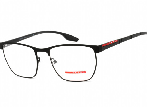 Prada Sport PS50LV 4891O1 Black Rubber 55mm