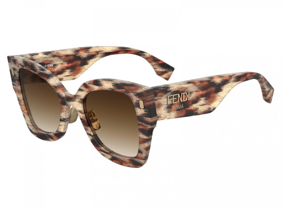 Fendi FF0434/G/S VTH/HA Havana Python/Brown