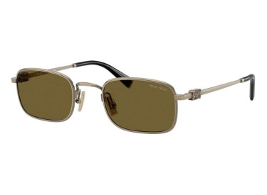 Miu Miu MUA53S 26C09Z Old Gold/Dark Brown 49 mm