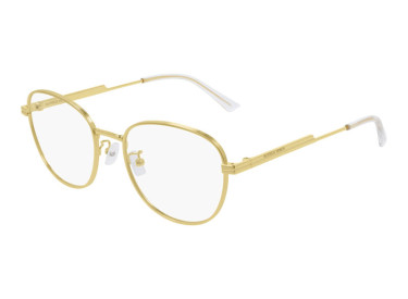 Bottega Veneta BV1044O 002 Gold 53mm
