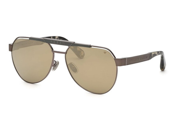 Philipp Plein SPP073M 566G Grey/Brown Mirror