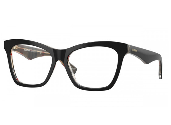 Burberry BE2416 4121 Top Black On Vintage Check 54mm
