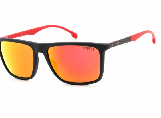Carrera 8032/S 0003 W3 Matte Black/Red Mirror