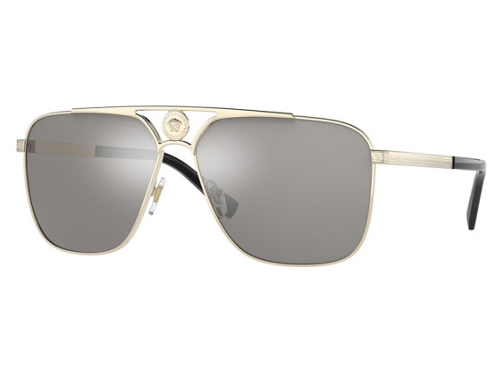 Versace VE2238 12526G Pale Gold/Light Grey Mirror Silver